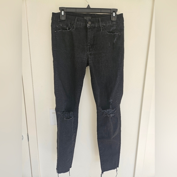 MOTHER Looker Ankle Fray Jeans - Picture 2 of 16